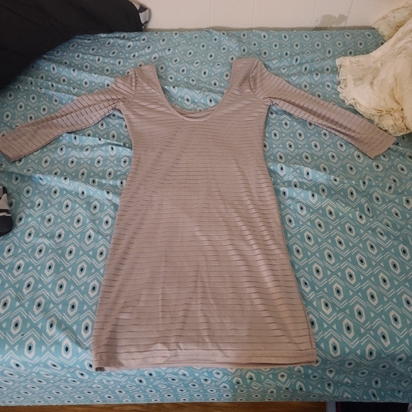 Forever 21 Tan Bodycon - Picture 2 of 2